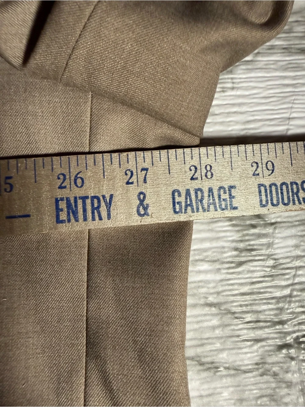 Nautica Men's Grant Bi-Stretch Suit Separate Jacket Only L54 W49 Light Brown